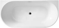 welltime Badewanne Alvor, Wandanliegend, 170x80x56,5 (LxBxH), Sanit&auml;racryl,...