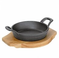 K&uuml;chenprofi Servierpfanne K&uuml;chenprofi BBQ Servierpfanne Gusseisen 16cm rund