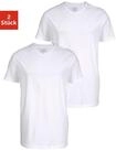 T-Shirt JACK & JONES "V-Neck", Herren, Gr. S, wei&szlig;, Jersey, Obermaterial: 100%