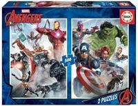 Educa Puzzle Marvel Avengers 2x500 Teile Puzzle ab 10 Jahren, Puzzleteile