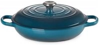 LE CREUSET Br&auml;ter Gusseisen Br&auml;ter - Gourmet-Profitopf - deep teal