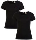 Levi's&reg; T-Shirt Mini-Logo (Packung, 2-tlg) mit kleiner Markenlogo-Stickerei auf der