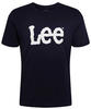Lee® T-Shirt Wobbly LOGO TEE, schwarz