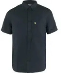 Fj&auml;llr&auml;ven Kurzarmhemd &Ouml;vik Travel Shirt SS blau XL