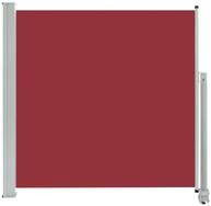 vidaXL Seitenmarkise Ausziehbare Seitenmarkise 160x300 cm Rot
