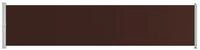 vidaXL Seitenmarkise Ausziehbare Seitenmarkise 140x600 cm Braun