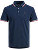 Jack & Jones Poloshirt Polo Shirt JJEPAULOS Sommer Hemd Kragen Pique Cotton (1-tlg)