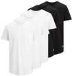 T-Shirt JACK & JONES "T-Shirt JJENOA 5er Pack", Herren, Gr. XL, wei&szlig; (wei&szlig;,
