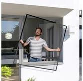 Windhager Insektenschutz-Fensterrahmen Plus, Fliegengitter Spannrahmen aus Alu...