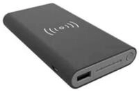 Realpower RealPower PB-8000 8000 mAh Kabelloses Aufladen Schwarz Powerbank