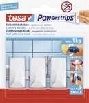 tesa Klebehaken tesa Powerstrips Haken Small rechteckig, wei&szlig;, 3