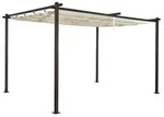 Jet-Line Pavillon Pavillon Pergola LUXOR LIGHT 3x4m beige-anthrazi