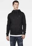 Kapuzensweatjacke G-STAR "Premium Basic Hooded Zip Sweater", Herren, Gr. XXL (60/62),
