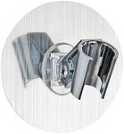 WENKO Badaccessoire-Set WENKO Static-Loc Duschkopfhalter, Osimo, Befestigen ohne
