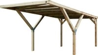 weka Einzelcarport, BxT: 306x606 cm, 241 cm Einfahrtsh&ouml;he, ohne Dacheindeckung
