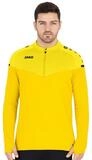Jako Langarmshirt Ziptop Champ 2.0 (100% Polyester) gelb Herren
