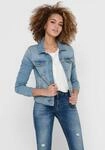 Jeansjacke ONLY "ONLTIA DNM JACKET LB BEX179 NOOS", Damen, Gr. 42, blau (light blau