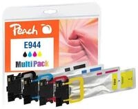 Peach PI200-786 Druckerpatrone 4 St&uuml;ck(e) Kompatibel Schwarz, Cyan, Magenta