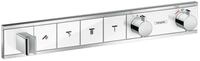 hansgrohe Brausethermostat RainSelect F&uuml;r 4 Verbraucher mit integriertem