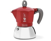 BIALETTI Espressokocher, 0,28l Kaffeekanne, Aluminium/Stahl, f&uuml;r Herd und...