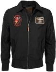 Bomberjacke TOP GUN "Nylonjacke TG20193037", Herren, Gr. M, schwarz, Obermaterial: