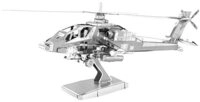 Invento Puzzle Metal Earth, Boeing AH-64 Apache - 3D Metall Puzzle, Puzzleteile