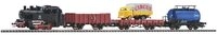 PIKO Modelleisenbahn Startpaket Piko H0 57113 H0 Start-Set mit Bettung G&uuml;terzug