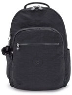 KIPLING Laptoprucksack SEOUL L, Gro&szlig;er Rucksack, Black Noir (schwarz), 27L, mit