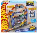 Mattel&reg; Rennbahn-Auto Hot Wheels GNL70 - City Stunt Garage-Spielset Auto...