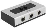 Delock Modem Delock Switch / Umschalter RJ45 10 Gbps 2 Port man