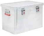 Stier Aufbewahrungsbox STIER Alubox Aluminiumbox Transportkiste Staub und