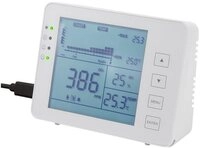 LogiLink Raumluft-Qualit&auml;tssensor CO2-Messger&auml;t mit Ampel Temperaturanzeige und