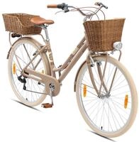 Bikestar Hollandrad 28 Zoll, ab 164 cm, Aluminium, Damen, Herren, 7 Gang Shimano