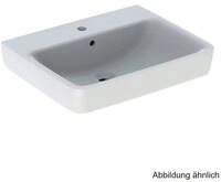 GEBERIT Waschtischarmatur Geberit Waschtisch Renova Plan 65 x 48 cm, wei&szlig;...