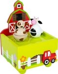 small foot GmbH & Co. KG Spiel small foot 11715 - Spieluhr Bauernhof, Holz