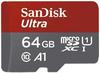 Sandisk Ultra microSDXC 64GB + SD Adapter 120MB/s A1 Class 10 UHS-I...