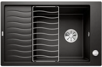 Blanco Einbausp&uuml;le ELON XL 6 S Einbausp&uuml;le SILGRANIT schwarz 525882