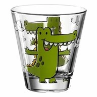 LEONARDO Kinderbecher BAMBINI Krokodil 120 ml, Glas