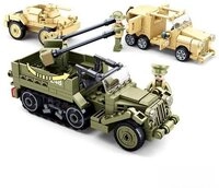 Sluban Army Kriegsfahrzeuge M38-B0812 Konstruktions-Spielset