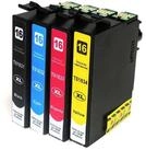 Kompatibel Epson 16XL, F&uuml;ller, T1636, C13T16364010 Multipack 4-Farben Tintenpatrone
