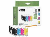 KMP Tintenpatrone (Set, 4-tlg., ersetzt Brother »LC-970BK/M/C/Y«, schwarz,...