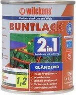 Wilckens Farben Acryl-Buntlack Buntlack 2in1 gl&auml;nzend Lack 125ml, Grund- und