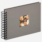 Walther Fotoalbum SA-109-X Spiralalbum Fun grau 23x17cm