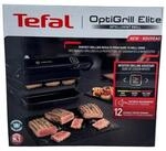 Tefal Kontaktgrill TEFAL Kontaktgrill GC7508 OptiGrill Elite schwarz