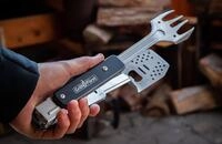 Grillf&uuml;rst Grillzange Grillf&uuml;rst BBQ - Multitool - 4in1 Grillbesteck, BBQ Tool,