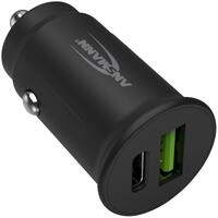 ANSMANN AG In-Car-Charger - USB-Kfz Ladeger&auml;t 30W f&uuml;r Smartphone, Tablet, etc.