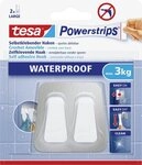 tesa Klebehaken tesa Powerstrips Doppelhaken Waterproof wei&szlig;
