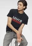 T-Shirt LEVI'S, Herren, Gr. L, schwarz, Jersey, Obermaterial: 100% Baumwolle, normal,