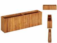 vidaXL Hochbeet Garten-Hochbeet 150 x 30 x 50 cm Massivholz Akazie Holz