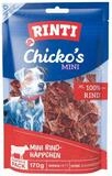 Rinti Chicko Mini Rind-H&auml;ppchen 170 g - 9 St&uuml;ck, Snack f&uuml;r: Hund